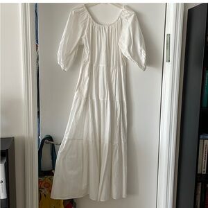 Elegant White Maxi Dress